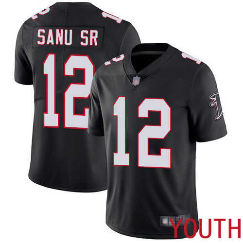 Atlanta Falcons Limited Black Youth Mohamed Sanu Alternate Jersey NFL Football 12 Vapor Untouchable